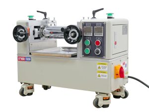 benchtop two roll plastic mixing mill